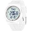 WIFORT Orologio Digitale da Polso, Orologio Sportivo Uomo Donna Impermeabile 5ATM Con Retroilluminazione a LED, Cronometro, Sveglia e Timer, Ultra-sottile Watches Unisex Regalo