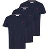 U.S. Polo Assn. Confezione da 3 t-Shirt Arjun, l'apice dell'artigianato e dello Stile da Uomo, Small