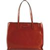 The Bridge Mirra Shopper Arancio Bruciato/Oro