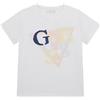 GUESS Maglietta per Bambine e Ragazze Bianco 10 Anni (140cm)