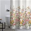 Catherine Lansfield Country Floral - Tenda da doccia 180 x 180 cm, colore: Rosa
