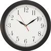 out of The Blue 79/3174 Orologio a Ritroso, Plastica, Bianco/Nero, 28.9 x 5 x 28.6 cm