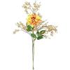 Flair Flower Set di fiori artificiali con dalia con ramo decorativo, altezza 62 cm, decorazione per vaso, soggiorno, ufficio, autunno