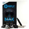 Comply TrueGrip MAX | Tappi auricolari di ricambio premium in memory foam per SAMSUNG Galaxy Buds3 Pro | Tecnologia SmartSkin™ | nero, taglia S, 1 paio