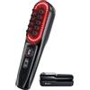 NAPRE Massaggiatore per Cuoio Capelluto - 2400 RPM Vibrazione Laterale e Terapia con Luce Rossa per Massaggio di Cuoio Capelluto/Viso/Collo, 50 Perle LED, 5 Livelli di Velocità, Portatile con Base di Ricari