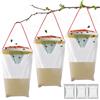 GeeRic 3PCS Trappola Acchiappa Mosche，GeeRic Acchiappamosche Esterno Non Tossica Inodore Trappole Mosche Zanzare Appeso Grande 20 * 28 CM per Antiparassitaria Giardino,Casa, Cucina,Interno