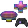 Mingxiong 2 Packs Metal D-Pads Set for Xbox Elite Series 2 Controller, Replacement Parts Directional Pad Button Kits for Xbox Controller Series 2 Core/Elite Series 2 Controller(Rainbow)