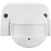 HUBER MOTION 60HF Rilevatore di movimento radar 180° sensore di movimento interno/esterno IP44 I 230V rilevatore di movimento LED adatto, regolabile verticalmente, bianco