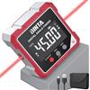 BINTA Inclinometro Digitale Ricaricabile con 4 Lati Magnetici e Laser,Display Antiriflesso per Legno - Precisione ±0.1°, Tipo-C, Ideale per Falegnami