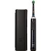 Oral-B Genius X - Spazzolino elettrico con intelligenza artificiale, manico collegato all'app, custodia da viaggio per 1 testina per spazzolino da denti, display a 6 modalità con sbiancamento dei denti,