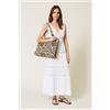BMM Borsa da Donna Modello Shopping Fantasia in Cotone