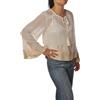 Bresci Camicia casacca Patrizia Pepe con manica lunga ampia e perline chic unica