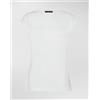 Peuterey t-shirt con spalla scesa, scollo a barca e spacco laterale elegante