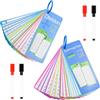 INNAL 15 Sottrazione Flash Cards,15 Schede Flash per Divisionei,Schede Flash Matematiche con 4 Penne Cancellabili a Secco, 2 Anello,Giochi di Matematica per Bambin per Bambini Dalla 1a-4a Elementare