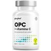 Gloryfeel Integratore OPC (95%) Estratto di semi d'uva con Vitamina C, 180 Capsule, 631mg di OPC puro da Uve Francesi, Antiossidante per Circolazione, Proantocianidina Oligomerica 95%