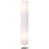HOMCOM Lampada da Terra Lampada Piantana da Terra Design Moderna Salotto Tessuto 14×14×120cm Bianco