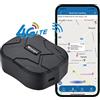 Zeerkeer Localizzatore GPS per Auto 4G Tracciatore di Posizione in Tempo Reale/Geo-FenceAllarmi/App Gratuita, 4G GPS Tracker Monitoraggio GPS con Sistema di Allarme e Potente Magnete Batteria da 10000mAh