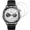 Lutree per Xiaomi Mi Watch S4 Vetro Temperato, 3 Pezzi Durezza 9H HD Pellicola Protettiva, Anti-Graffio Anti-Impronte Senza Bolle Protezione Schermo