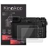 kinokoo Pellicola in vetro temperato per Panasonic GX9/GX7 Mark II Clear Screen Pellicola per Panasonic GX9/GX7 II Senza bolle/Antigraffio (2 pezzi)