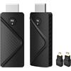 eppfun Wireless Trasmettitore Ricevitore HDMI 1080P, per lo streaming di file audio e video HD da un laptop a un TV o un Proiettore