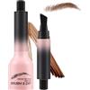 Apooliy Pennello angolato Brow Fection & Dip,Gel sopracciglia impermeabile,Penna per sopracciglia dai tratti simili ai capelli,Matita per sopracciglia selvagge pressate,A lunga durata