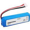 mtb more energy Batteria di ricambio compatibile con JBL GSP1029102A per JBL Charge 3 (anno di costruzione 2016) [6000mAh - 3.7V - LiPo - 100% compatibile]