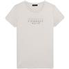 Freddy T-shirt donna con mini spacchi laterali e logo in strass