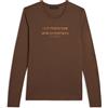 Freddy T-shirt donna manica lunga con grafica metallizzata