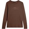 Freddy T-shirt donna lunga con spacchi e grafica brillante