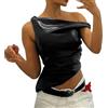 LDZYXY Camicia Donna Elegante con Fiocco Crop Top Maniche Lunghe Bianco Camicette Pizzo Camicetta Camicie di Flanella T Shirt Cotone Bianca Nero