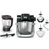 Bosch MUM6ZS17 Planetaria 1600 W 5,5 L Nero, Acciaio inox