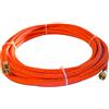 Express Panda Tubo di Gomma L 10 m - Ø int. 6,3 mm Montato con Raccordi Crimpati 3/8e Sinistra Femmina - Accessori Professionali per Torcia Saldatrice Professionale, Cannello a Gas, Fiamma Ossidrica - EXPRESS