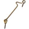 MACHSWON Gancio e occhiello fermo 25 cm Retro Cabina Ganci Fuori In Ottone Massiccio Gancio Chiusure Armadio Finestra Chiusure per Porta Cancello Finestra Armadio Capannone Bronzo