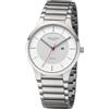 Regent BA-725 - Orologio solare da uomo, cinturino in metallo, diametro 39 mm, colore: Bianco