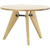 Vitra - Tavolo rotondo Meuble Prouvé - Legno naturale - Acciaio laccato epossidico - Designer Jean Prouvé