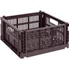 Hay - Cestino Colour Crate - Rosso - Polipropilene riciclato - Designer Hay Studio