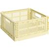 Hay - Cestino Colour Crate - Giallo - Polipropilene riciclato - Designer Hay Studio