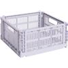 Hay - Cestino Colour Crate - Viola - Polipropilene riciclato - Designer Hay Studio