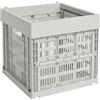 Hay - Cestino Colour Crate - Grigio - Polipropilene riciclato - Designer Hay Studio