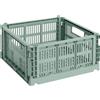 Hay - Cestino Colour Crate - Verde - Polipropilene riciclato - Designer Hay Studio
