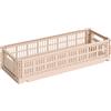 Hay - Cestino Colour Crate - Rosa - Polipropilene riciclato - Designer Hay Studio