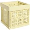 Hay - Cestino Colour Crate - Giallo - Polipropilene riciclato - Designer Hay Studio