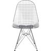 Vitra - Sedia Wire Chair - Argento - Acciaio cromato - Designer Charles & Ray Eames