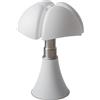 Martinelli Luce - Lampada da tavolo Pipistrello - Bianco - Alluminio verniciato opaco - Designer Gae Aulenti