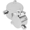 KONTONTY 1Set Maniglia Rubinetto Doccia in per Lavabo Facile Installazione e Design Elegante Manopola per Rubinetto Bagno Media