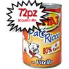 MONGE LECHAT UMIDO 400 G PATE' VITELLO [PREZZO A LATTINA - acquisto min. 72 lattine]