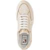 CafèNoir Cafè Noir Sneaker stringate in pelle con effetto metalizzato e pizzo