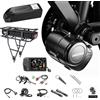 Tongsheng TSDZ16 1000W TSDZ8 750W TSDZ2B 500W 250W Motore Mid Drive Sensore di coppia Motore per bicicletta Kit di conversione bici elettrica - TSDZ2B 36V250W 42T + 36V 13Ah Hailong