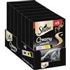 Sheba Creamy Snacks - Delizia cremosa per gatti con pollo e salmone, pratici bastoncini da leccare dalla mano, 7 x 9 x 12 g