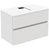 Ideal Standard Finesse mobile con top La: 80,2 A: 55,8 P: 44 cm, 2 scomparti estraibili, E3477Y1, Finesse [Mobili da Bagno > Mobili Lavabo]